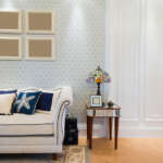 living room with nice design and decoration